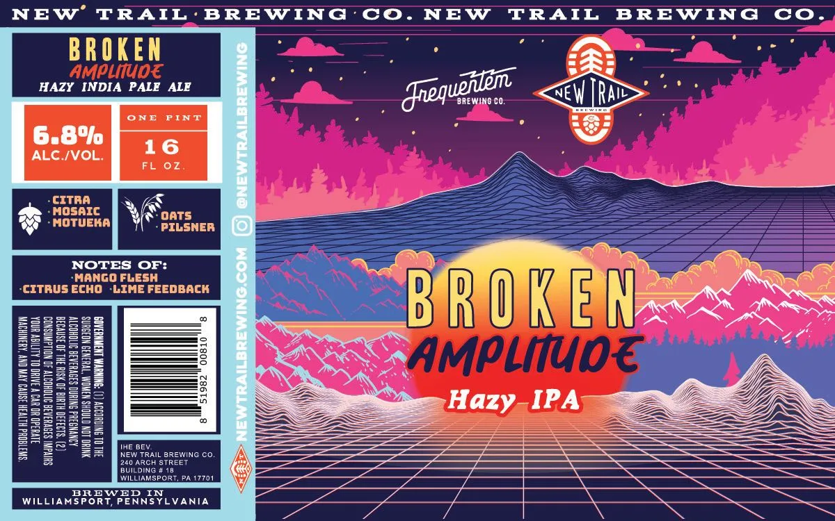 Broken Amplitude label art — BROKEN AMPLITUDE