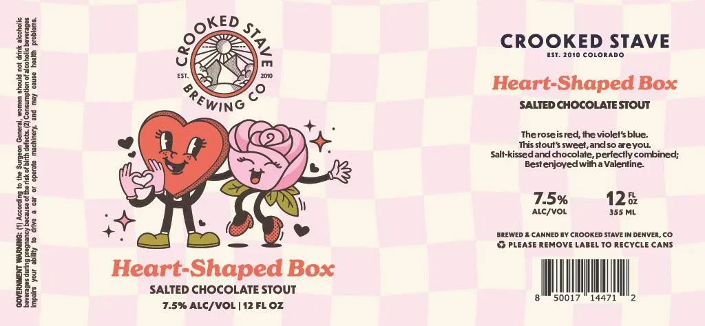 Heart-Shaped Box — full label as filed with TTB