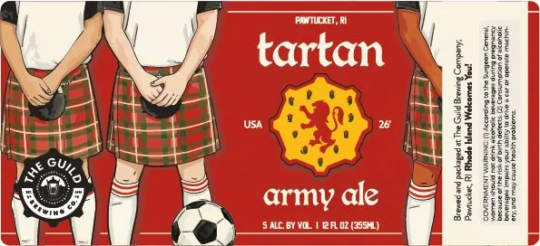 Tartan Army Ale — full label as filed with TTB