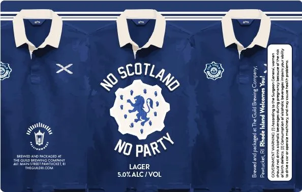 No Scotland No Party — full label as filed with TTB