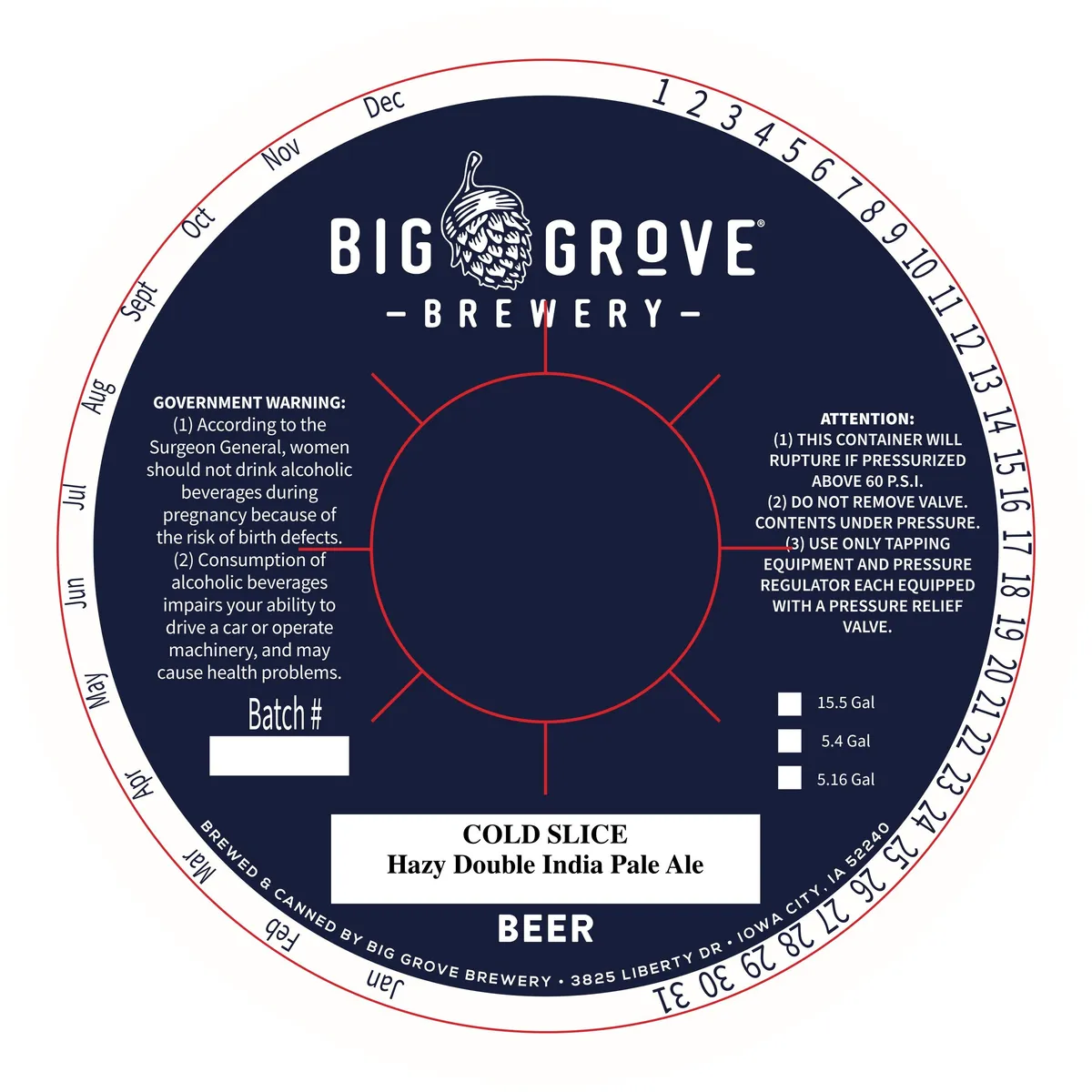Cold Slice — full label as filed with TTB