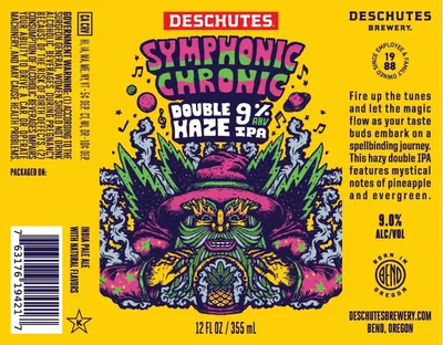 Symphonic Chronic Double Haze label