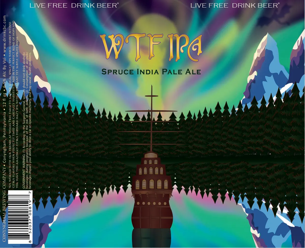 WTF IPA — full label as filed with TTB