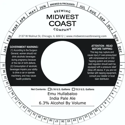 Emu Hullabaloo label