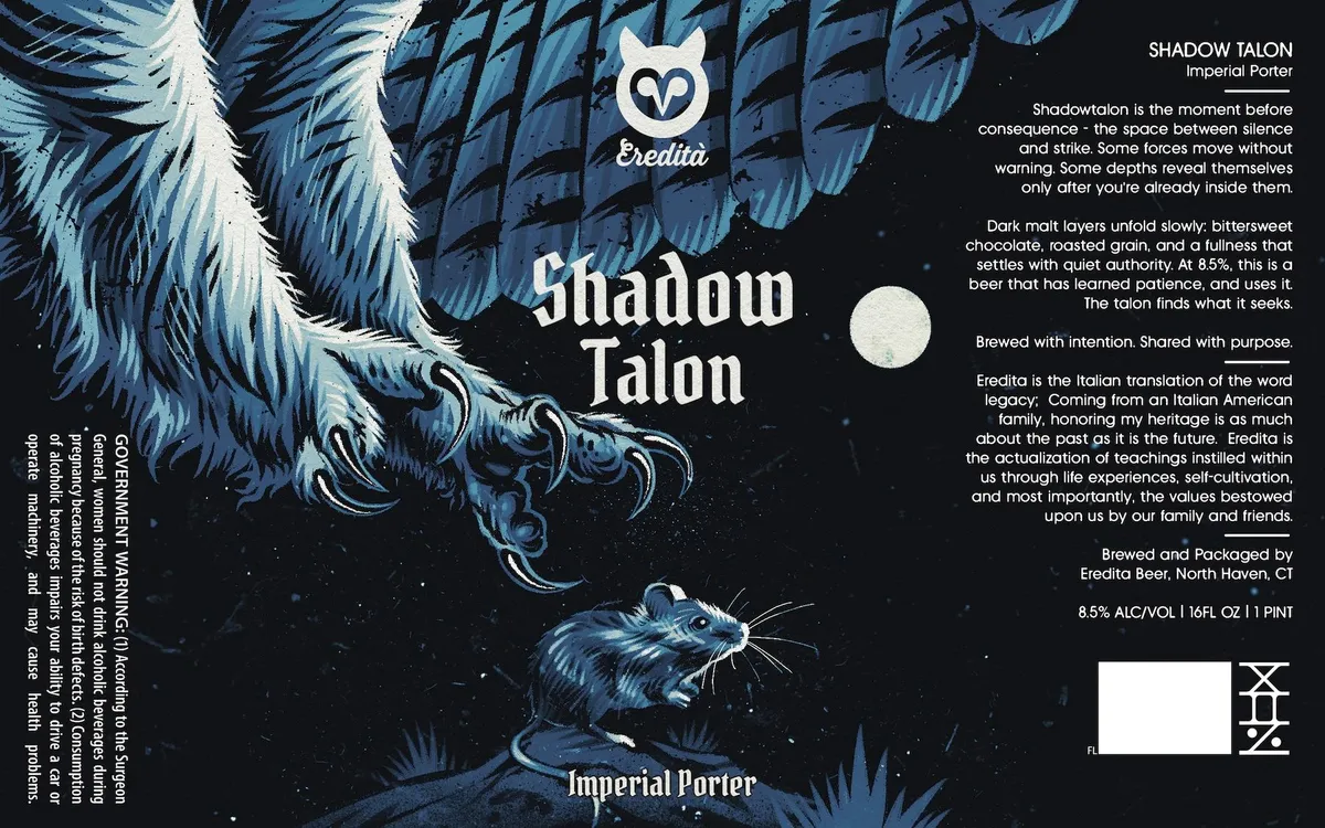 Shadow Talon — full label as filed with TTB