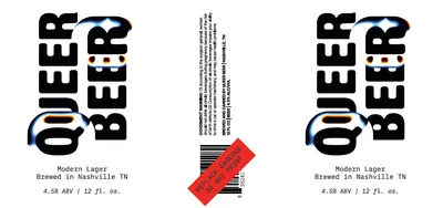 Queer Beer label
