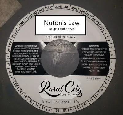 Nuton's Law label