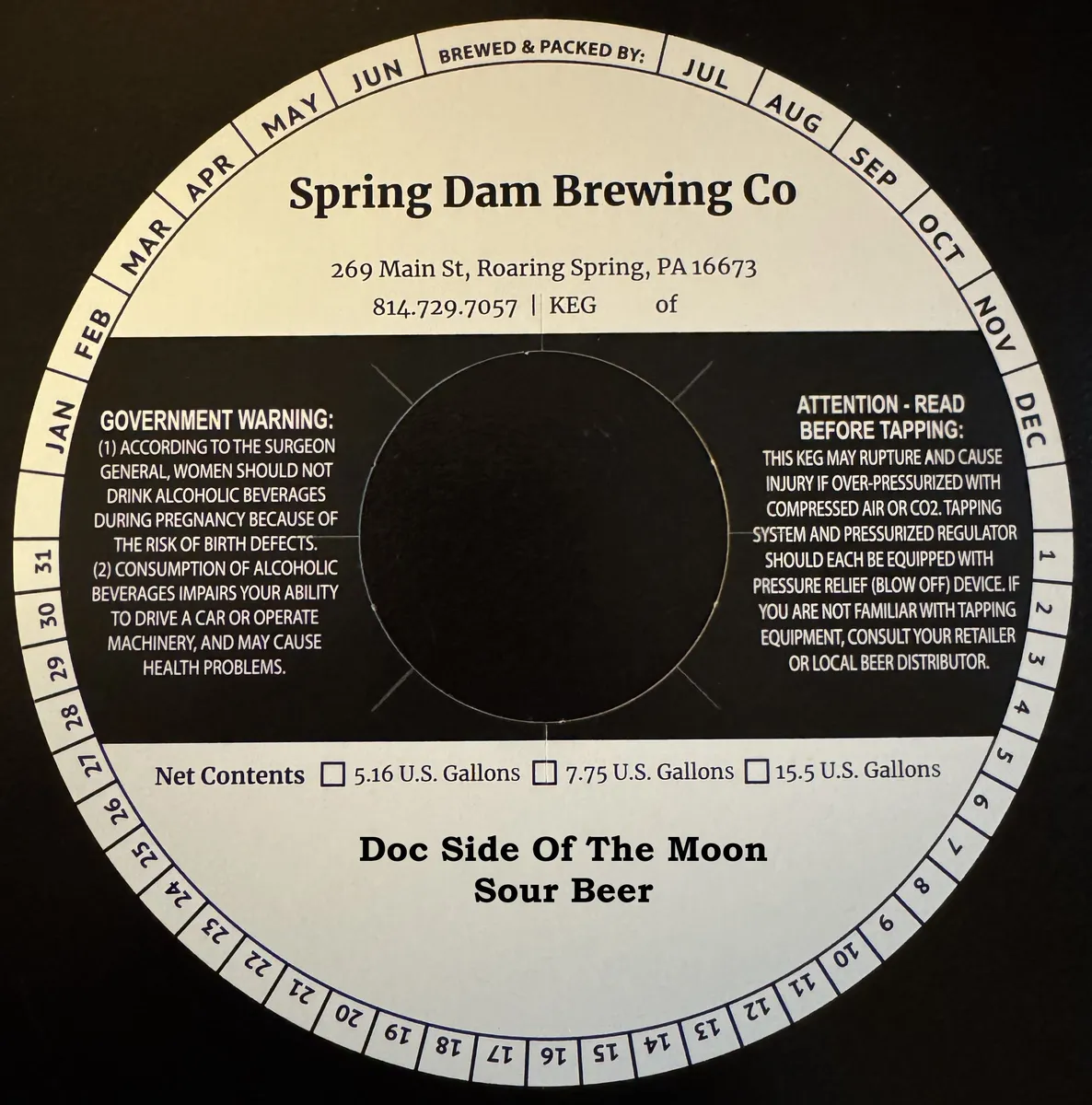 Doc Side Of The Moon label art — DOC SIDE OF THE MOON