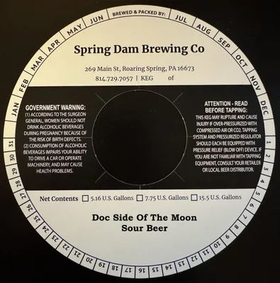 Doc Side Of The Moon label