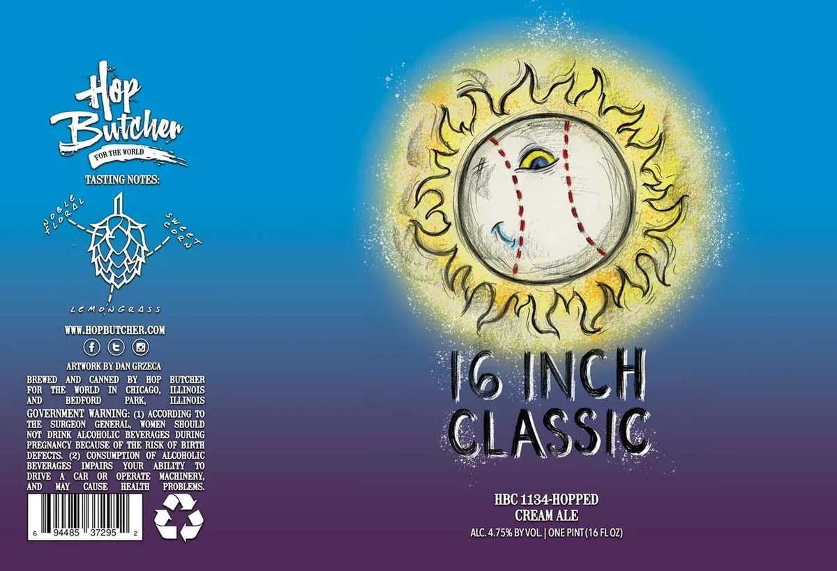 16 Inch Classic label art — HOP BUTCHER FOR THE WORLD