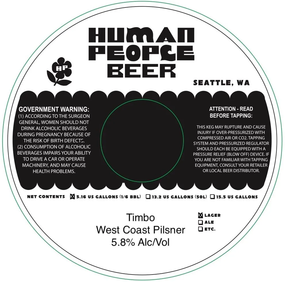 Timbo — full label as filed with TTB