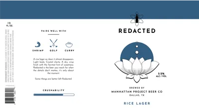 Redacted label