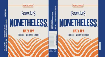 Nonetheless Hazy IPA label