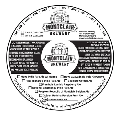 Morocco Pale Ale label