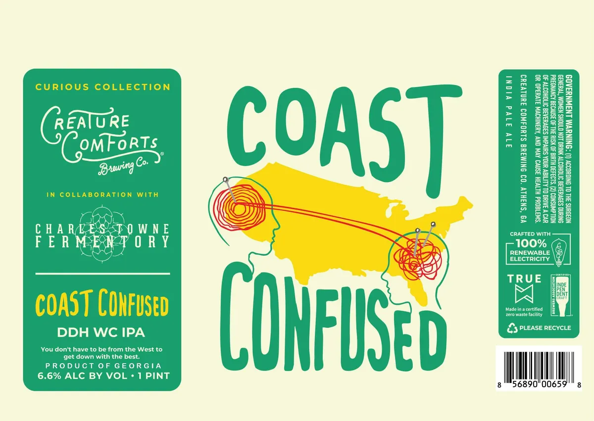 Coast Confused — full label as filed with TTB