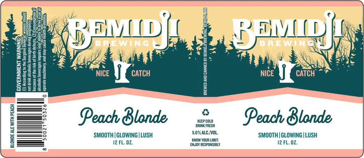 Peach Blonde label art — PEACH BLONDE