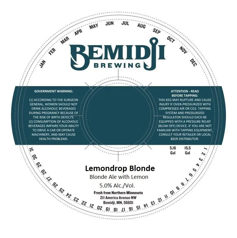 Lemondrop Blonde — full label as filed with TTB