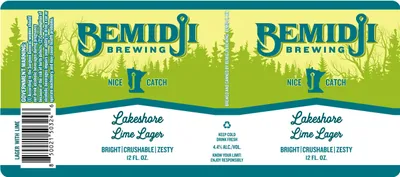 Lakeshore Lime Lager label