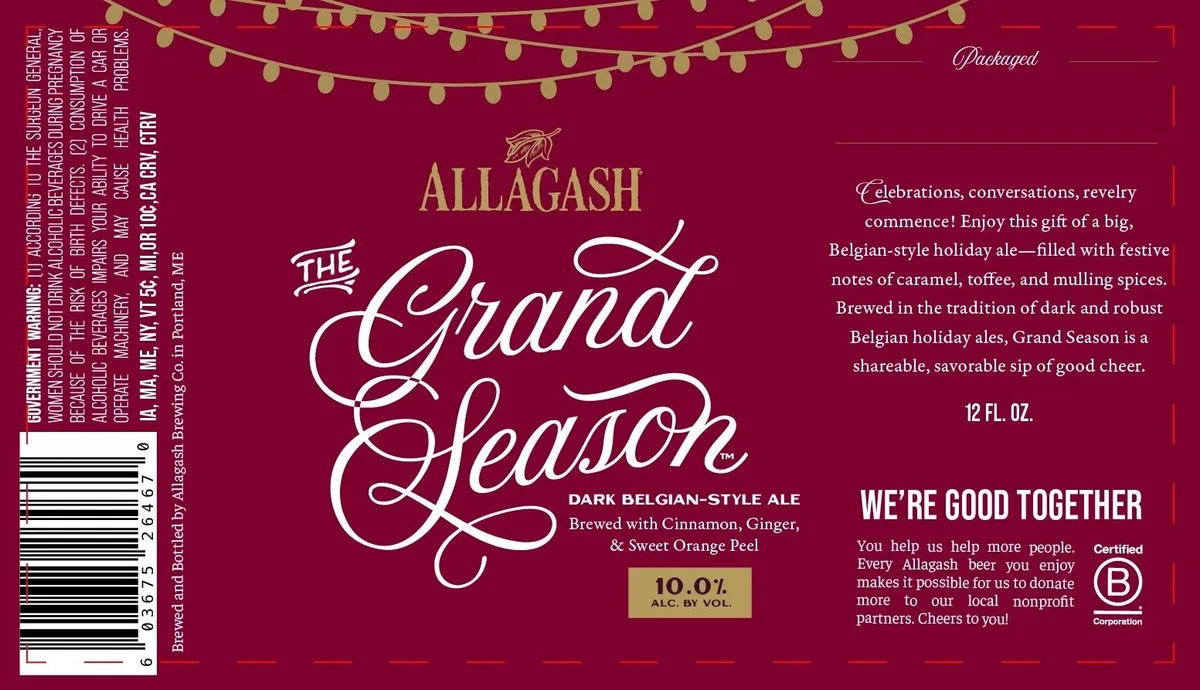 The Grand Season — full label as filed with TTB