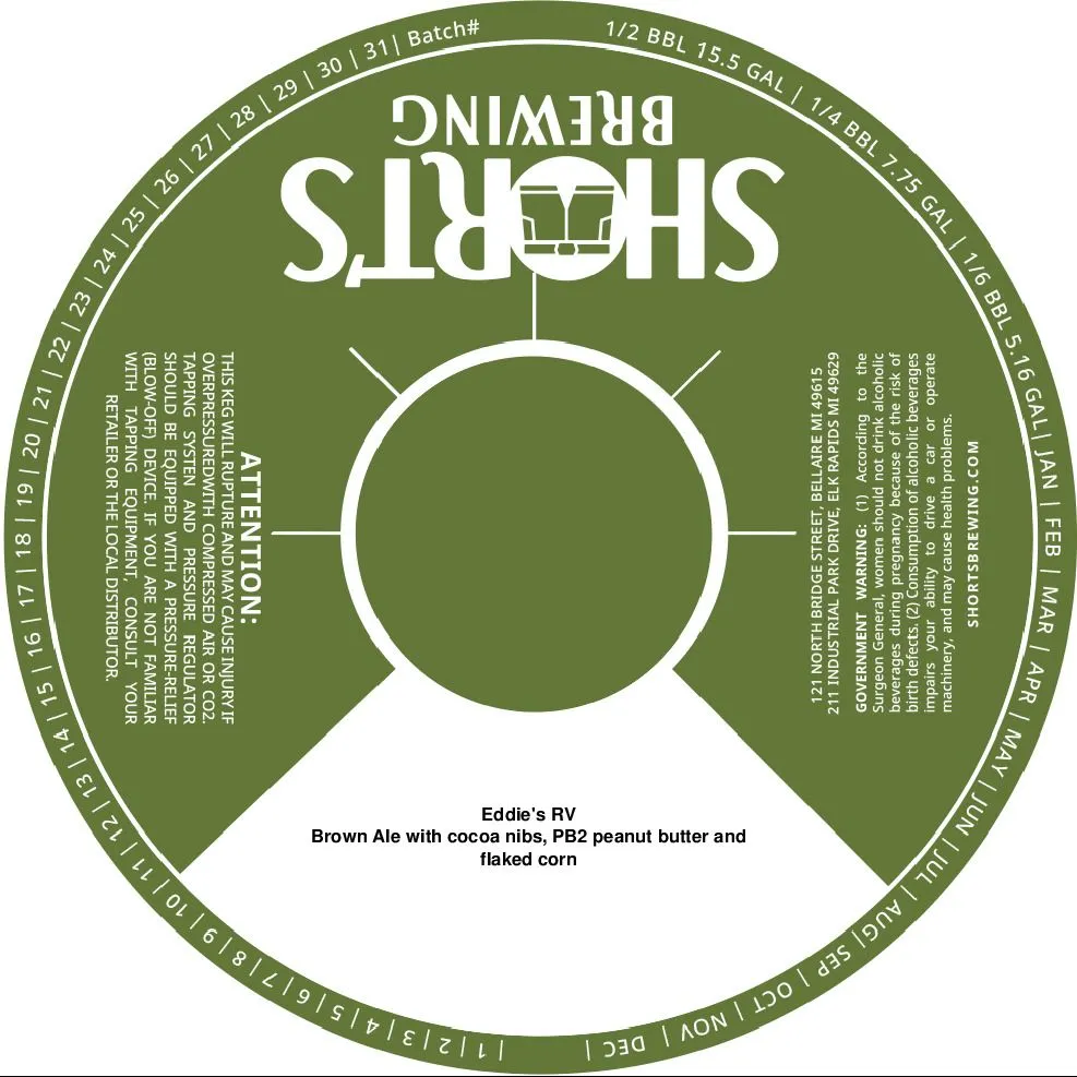 Eddie's RV — full label as filed with TTB