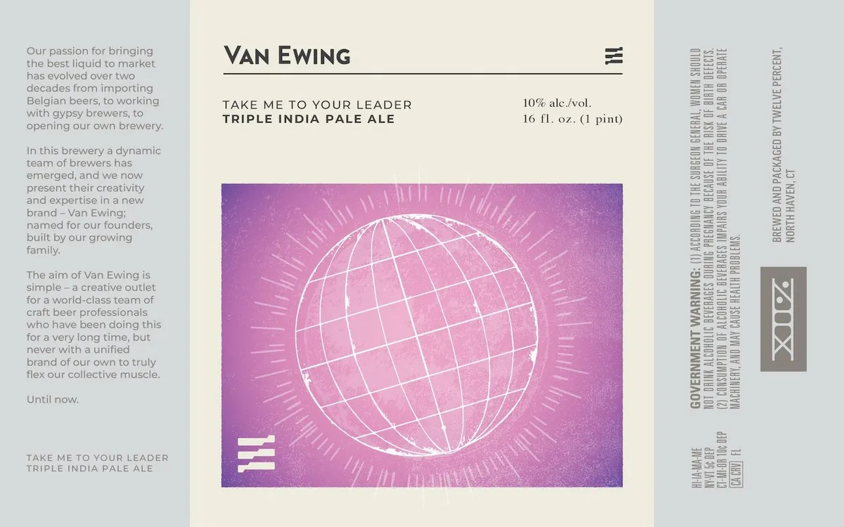 Take Me To Your Leader — full label as filed with TTB