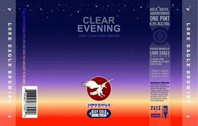 Clear Evening label