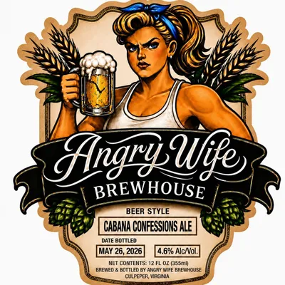 Cabana Confessions Ale label
