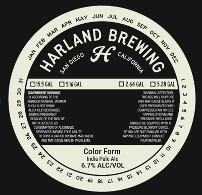 Color Form label