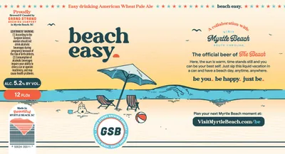 Beach Easy label