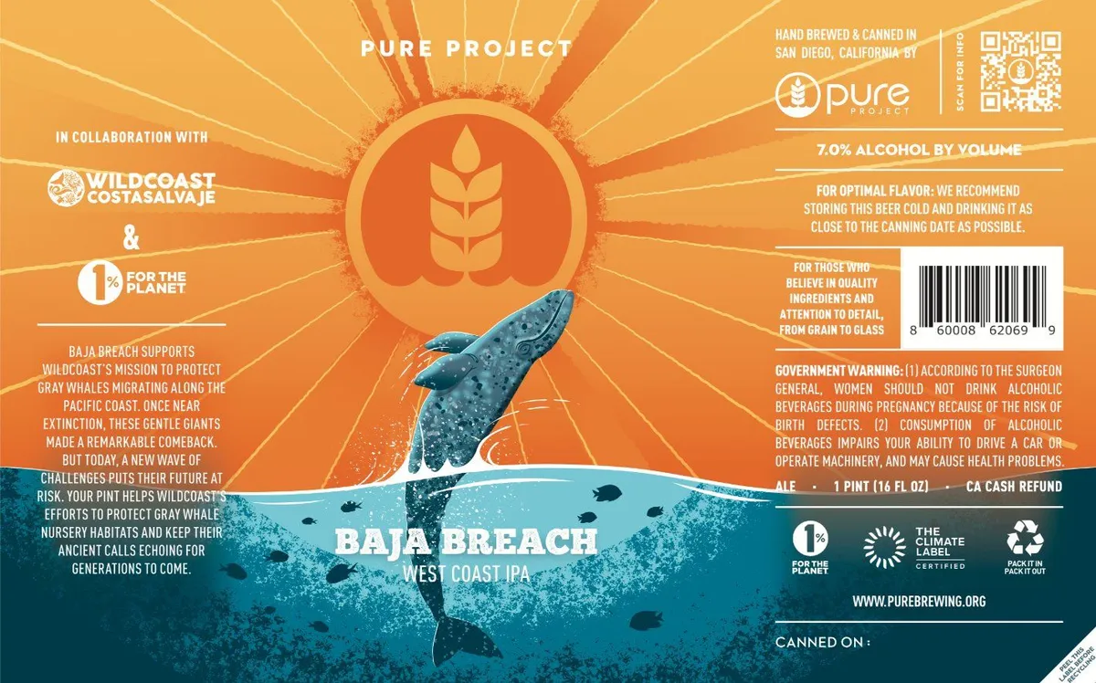 Baja Breach — full label as filed with TTB
