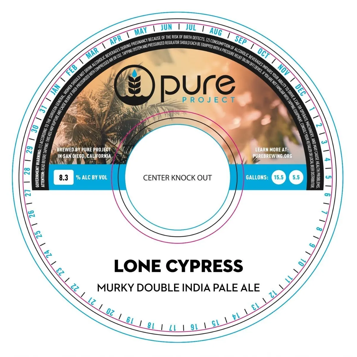 Lone Cypress — full label as filed with TTB