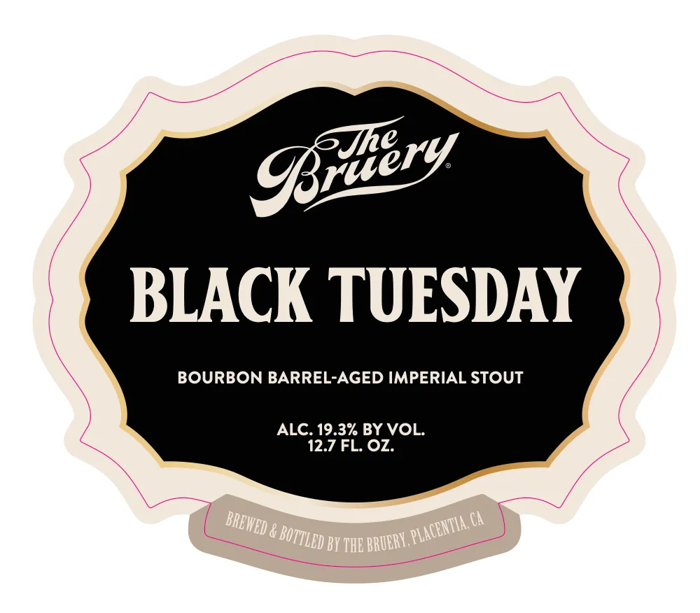 Black Tuesday — full label as filed with TTB
