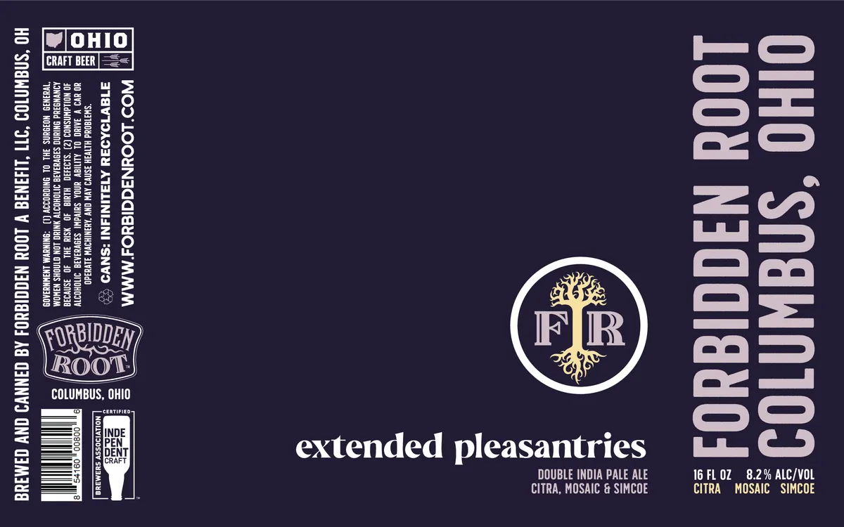 Extended Pleasantries — full label as filed with TTB