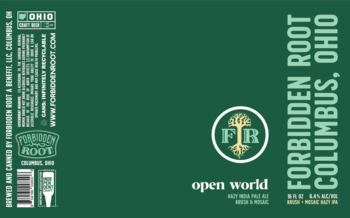 Open World — full label as filed with TTB