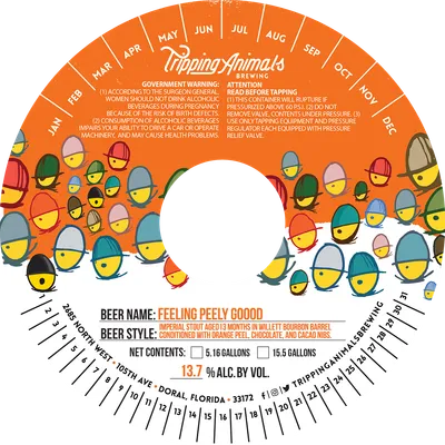 Feeling Peely Good label