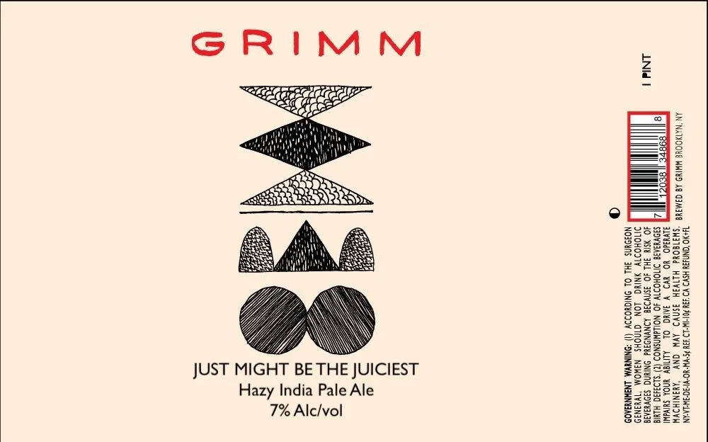 Just Might Be The Juiciest label art — GRIMM