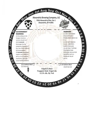 Tripels Is Best label
