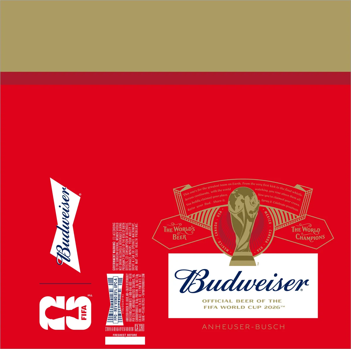 Budweiser label art — BUDWEISER
