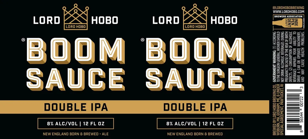 Boom Sauce — full label as filed with TTB