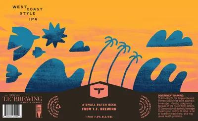 West Coast-Style IPA label