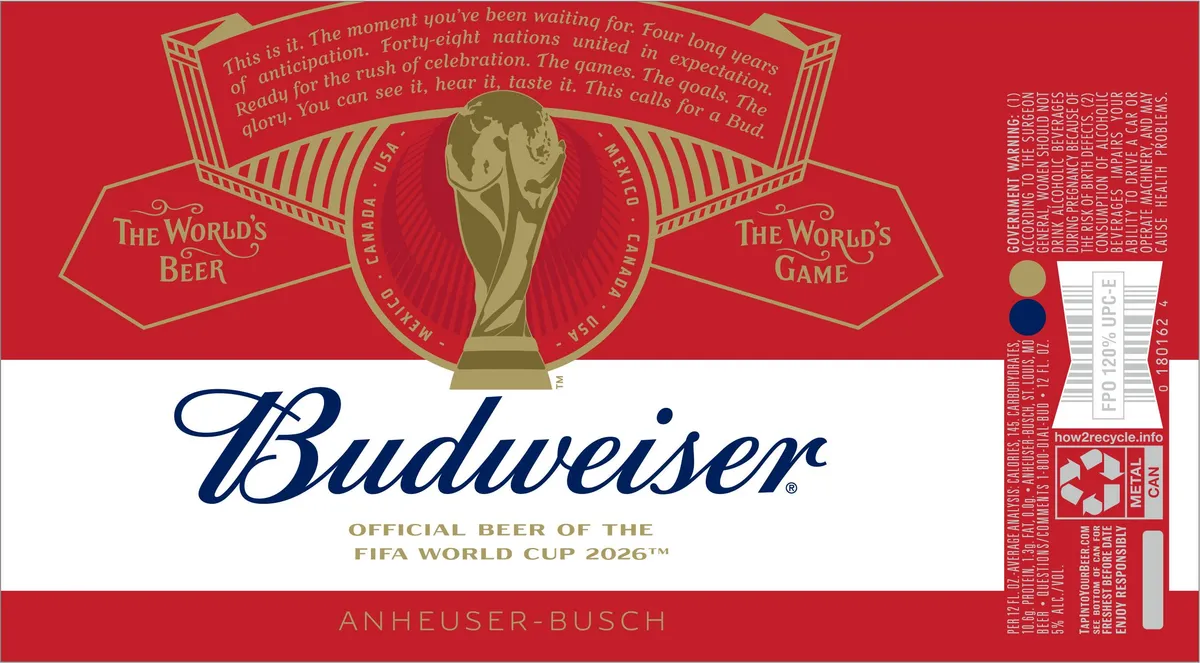 Budweiser label art — BUDWEISER