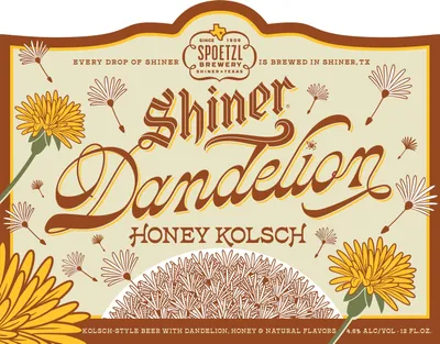 Ella Langley Dandelion Honey Kolsch label