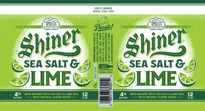 Shiner Sea Salt & Lime label