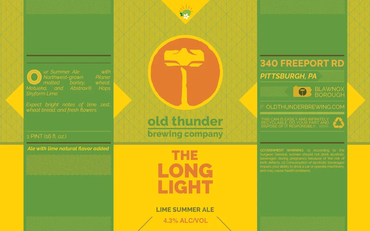 The Long Light label art — THE LONG LIGHT