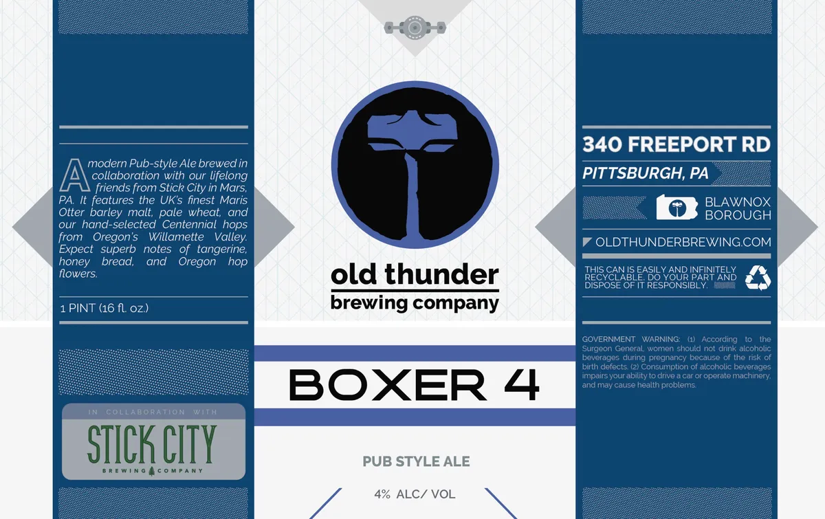Boxer 4 label art — BOXER 4