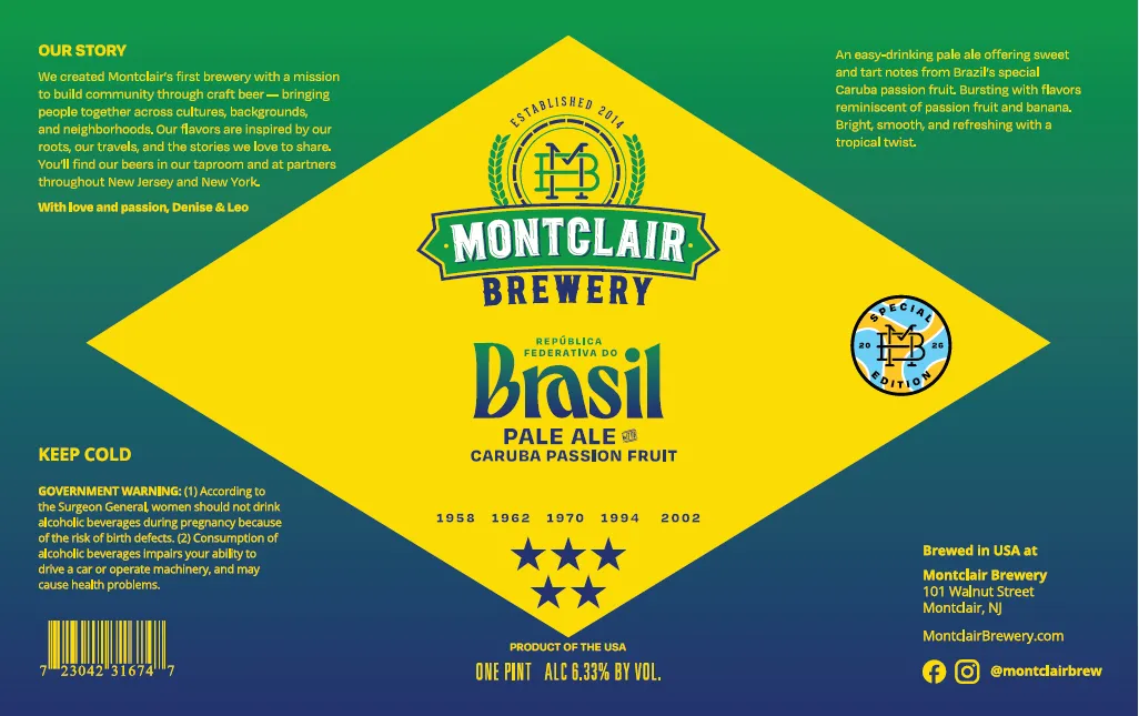 Brasil Pale Ale label