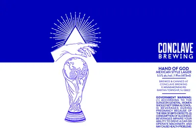 Hand of God label