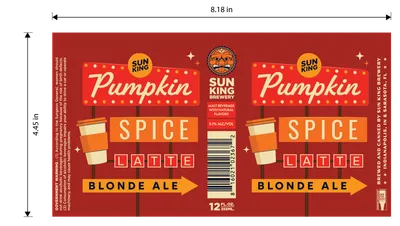 Pumpkin Spice Latte label