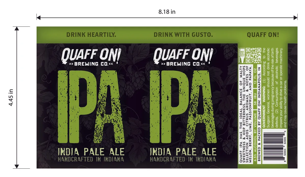 IPA label art — SUN KING BREWING COMPANY