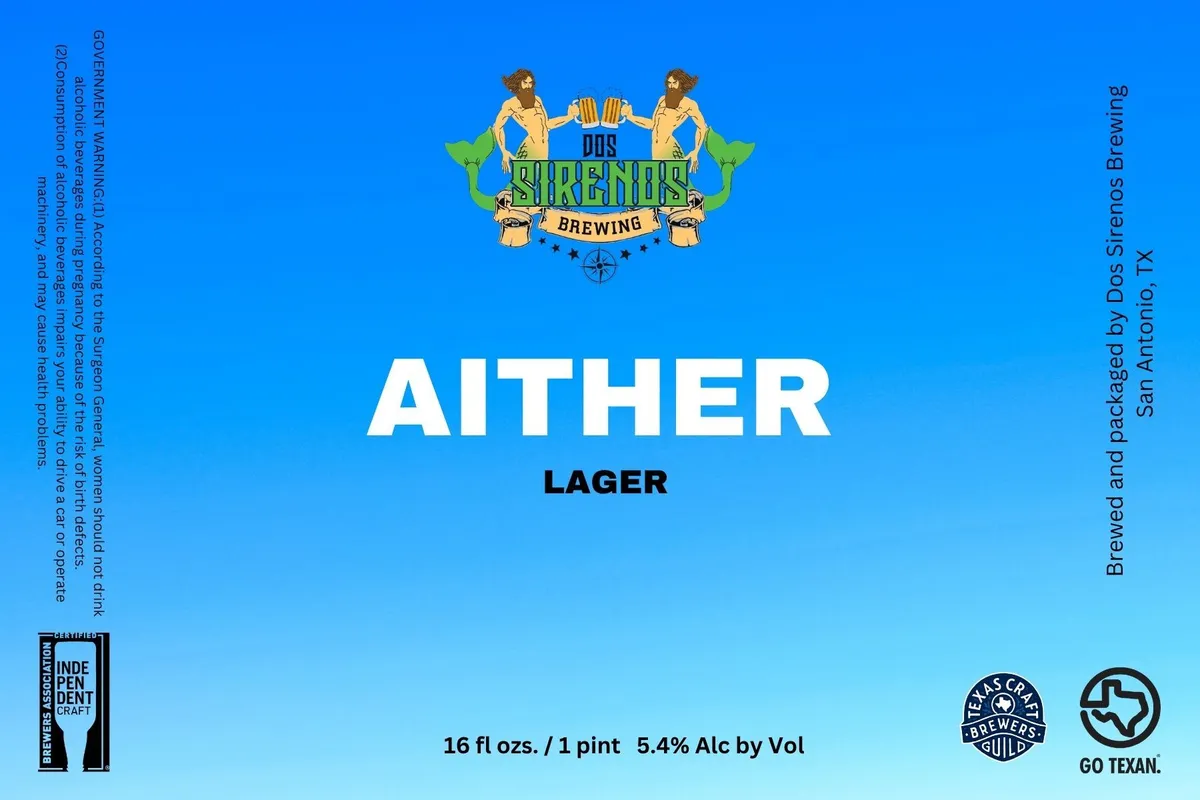 Aither — full label as filed with TTB